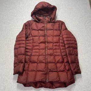 The North Face Jacket Womens Small Red Parka Puffer 550 Goose Down Hooded